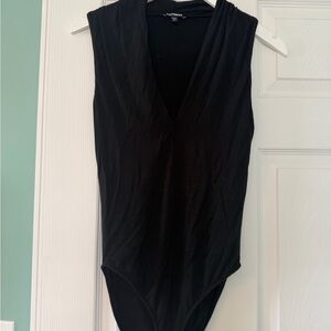 Express Deep V Sleeveless Bodysuit